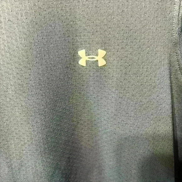 Under Armour Long Sleeve Gray Blue Top Large - Picture 3 of 4